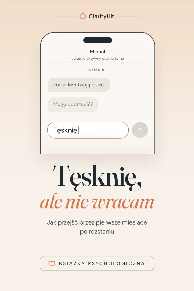 Okładka części 2: „Tęsknię, ale nie wracam”